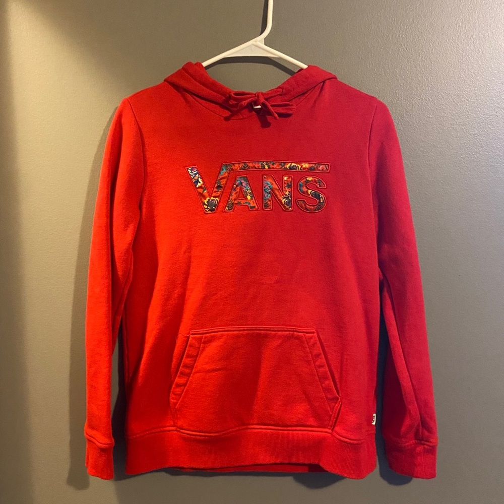 Adorable red Vans hoodie
